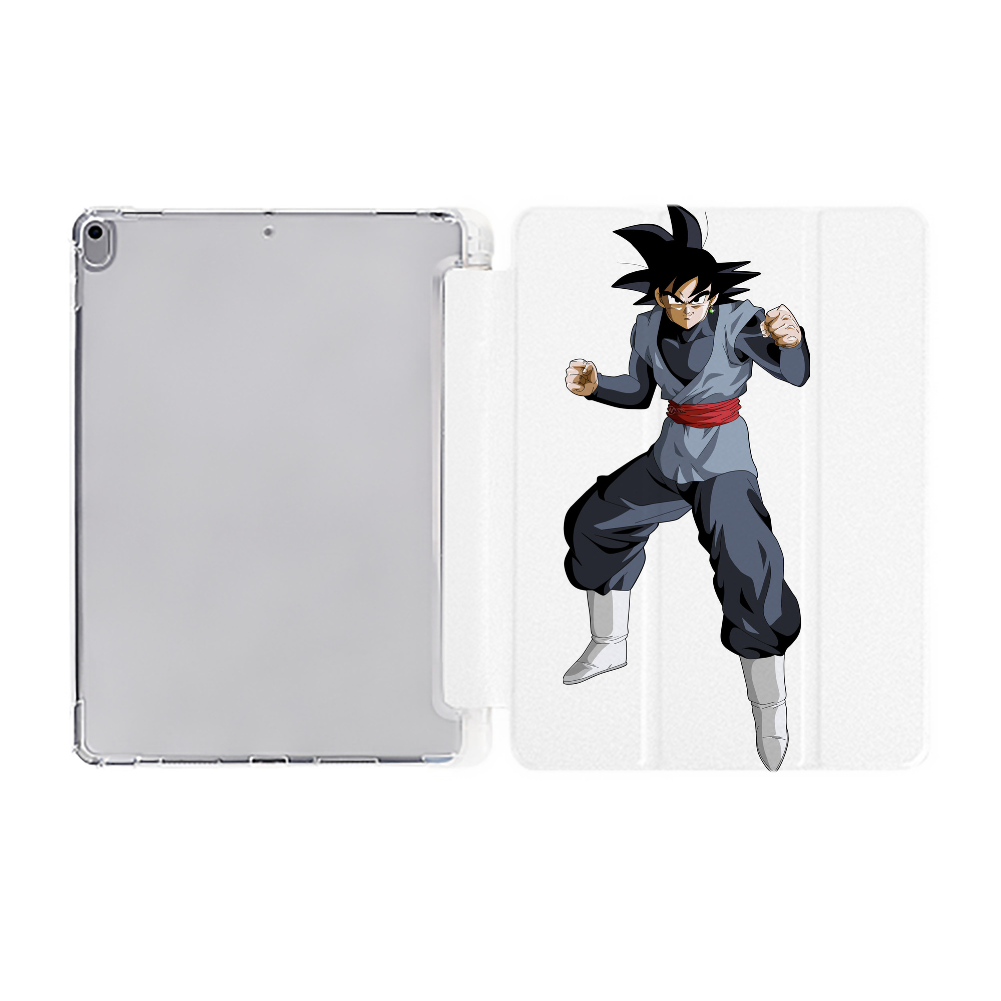 （画像用） ドラゴンボール ベジータ四世（Bejīta Yonsei）DRAGON BALL Vegeta IV IPad ケース ペン収納付き 三つ折りスタンド PUレザー×シリコン 対応機種9.5/10.5/10.9インチ
